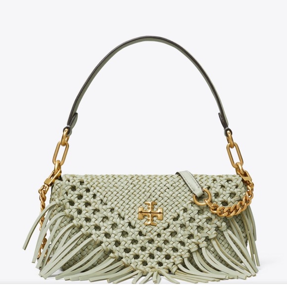 Tory Burch Handbags - KIRA FRINGE SMALL FLAP SHOULDER/CROSSBODY BAG